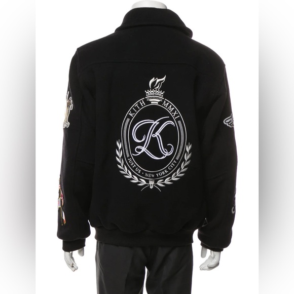 Kith Wool Coaches Jacket
Black.
Pristine 
Size M
NWT - Picture 3 of 8